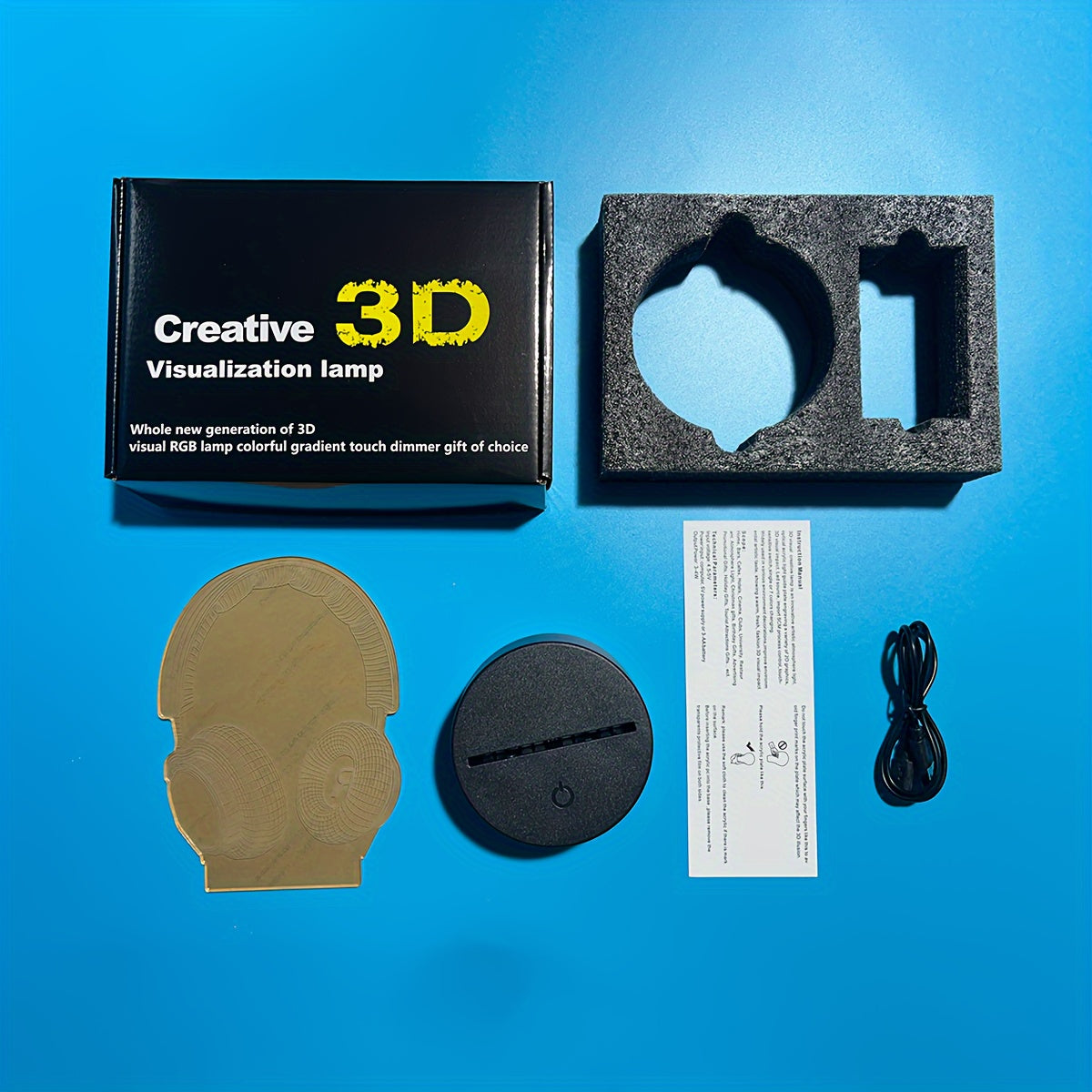 Touch Gradient Night Light – Adjustable, LED Design - Eden of Clothes