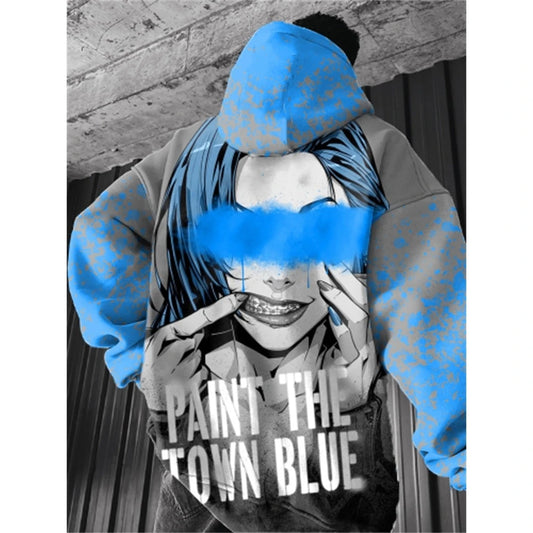 Jinx Full Print Hoodie - Dark Aesthetic, League of Legends, Arcane - Eden of Clothes
