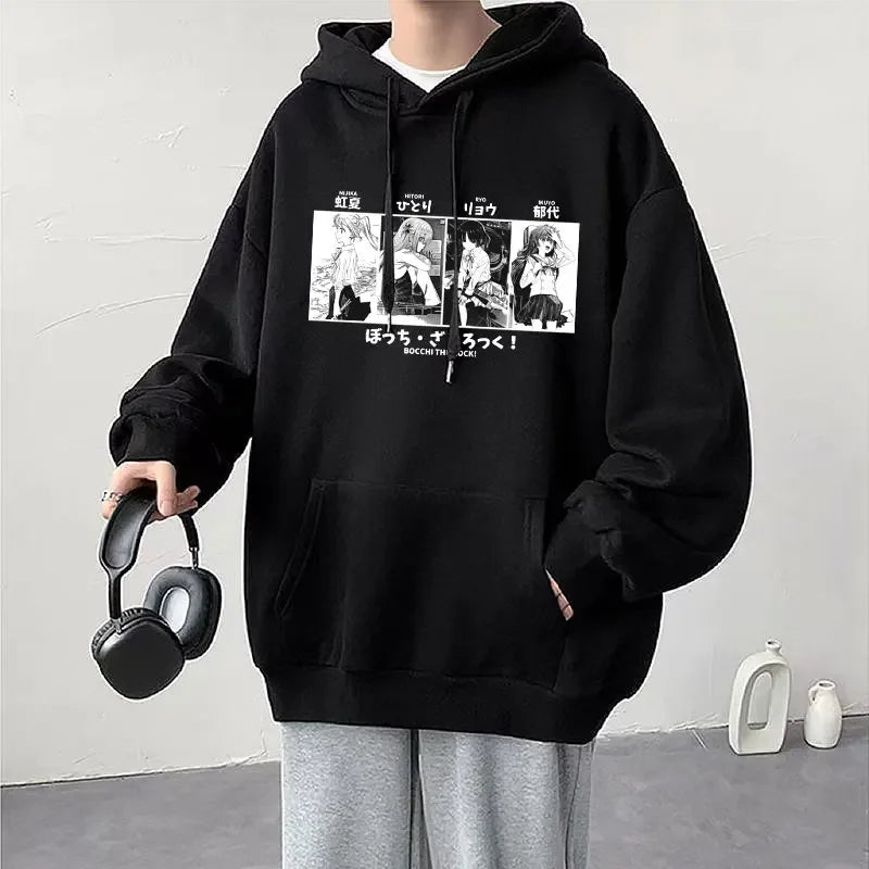 Bocchi Hoodie – Casual Fit, BOCCHI THE ROCK! - Eden of Clothes