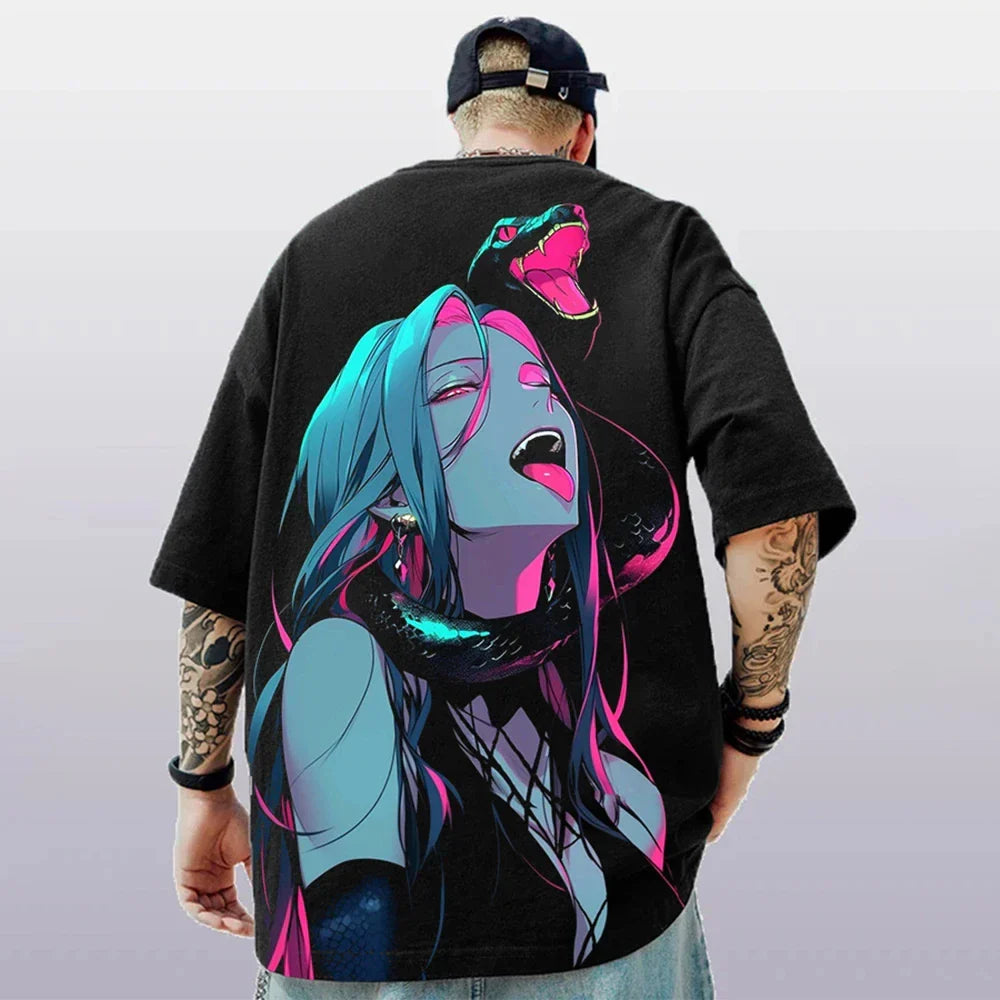 3D Print T-shirt – Vibrant Design, Anime Fashion Eden of Clothes