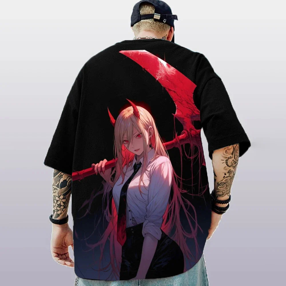 3D Print T-shirt – Vibrant Design, Anime Fashion Eden of Clothes