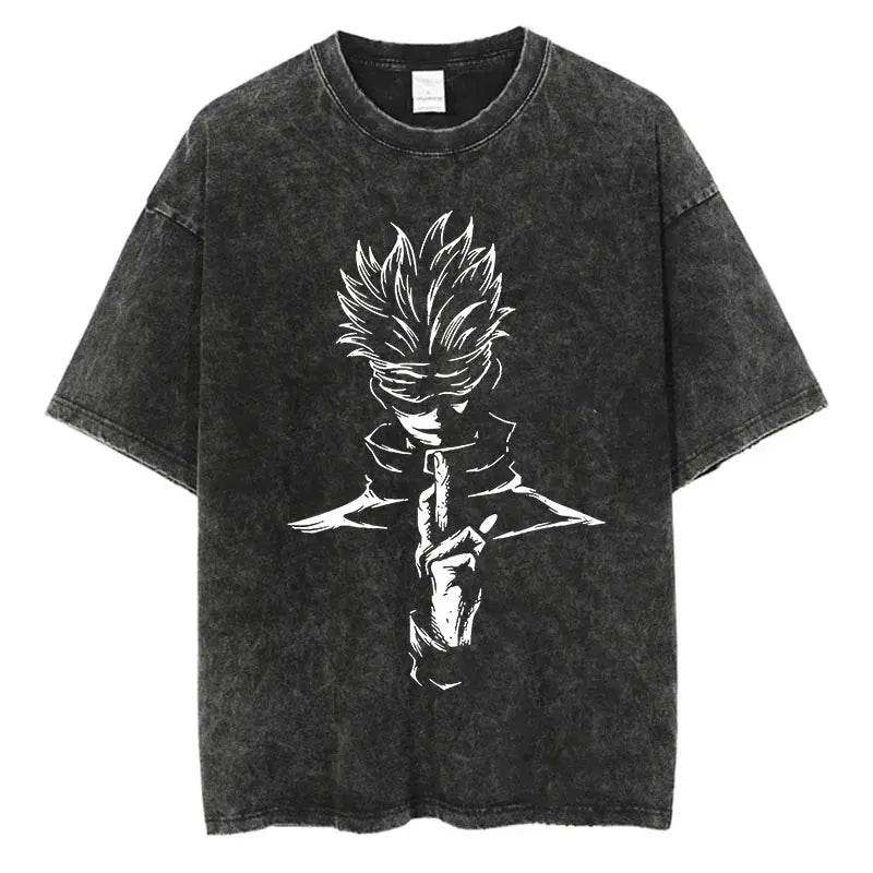 Harajuku Summer T-shirt – Urban Aesthetic, Anime Style - Eden of Clothes