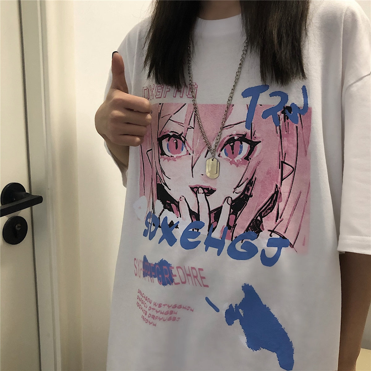Steampunk Anime Short Sleeve – Loose Fit, Vintage Design - Eden of Clothes