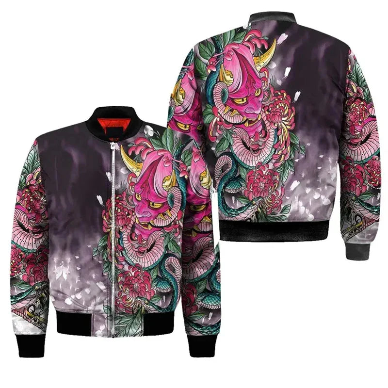 Spring Zip Jacket – Fresh Design, Anime Inspired - Eden of Clothes