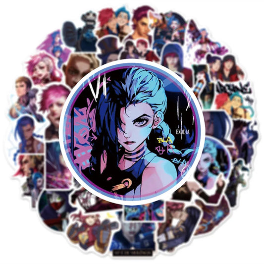 Cartoon Stickers – Unique Design, Arcane - Eden of Clothes