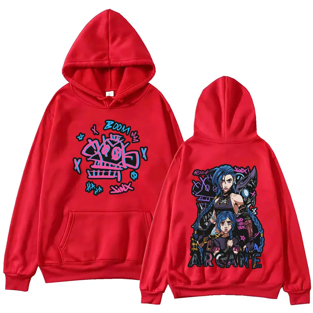 Harajuku Hoodie – Stylish Fit, Arcane - Eden of Clothes