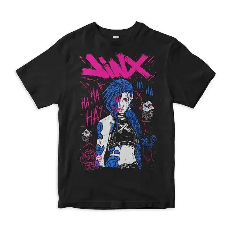 Jinx T-Shirt – Art Print, Arcane - Eden of Clothes