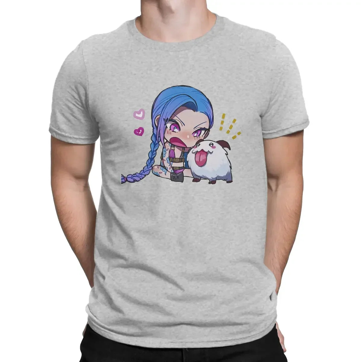 Short Sleeve T-Shirt – Jinx Design, Arcane - Eden of Clothes