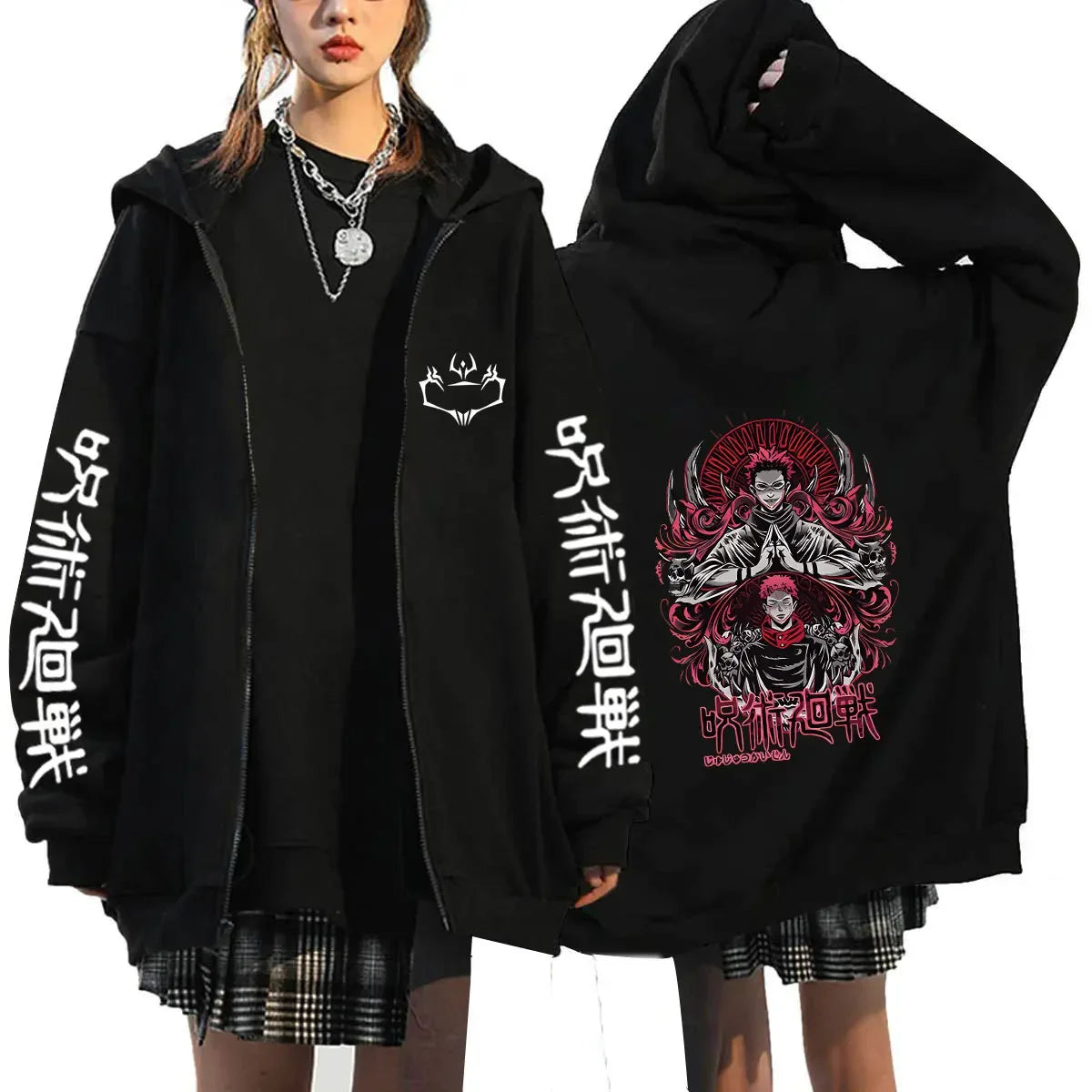 Autumn Zip-Up Jacket – Cozy Style, Anime Inspired - Eden of Clothes