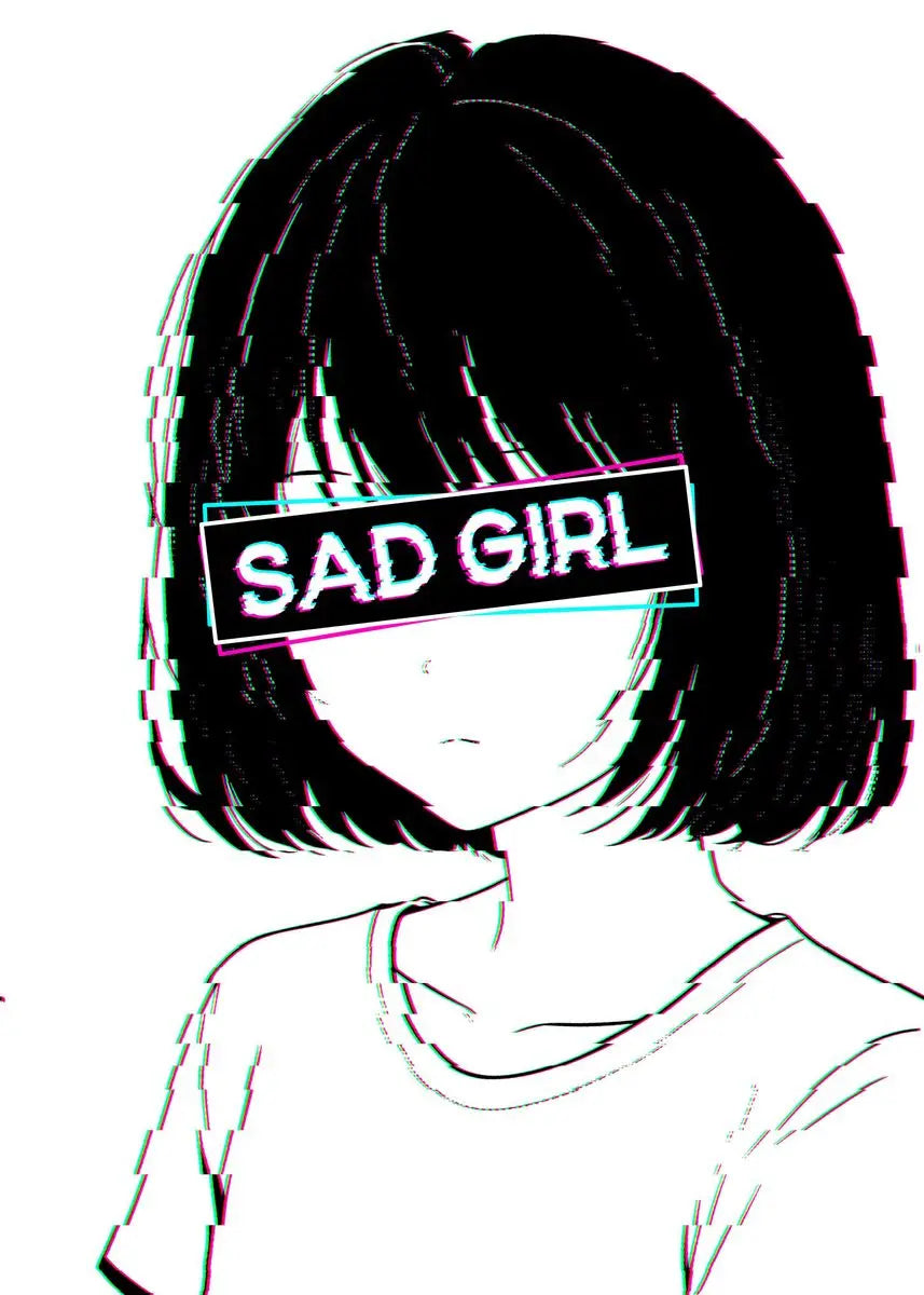 Anime Girl – Black and White, Sexy Figure Poster - Eden of Clothes