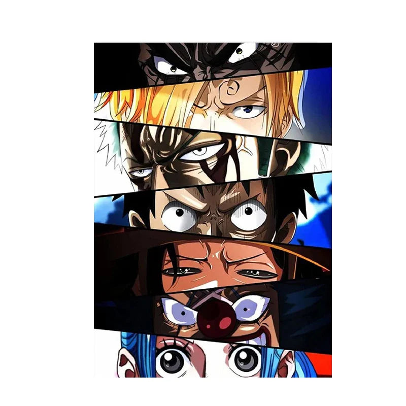 Cartoon Style Poster – Bright Colors, Anime Eye Posters - Eden of Clothes