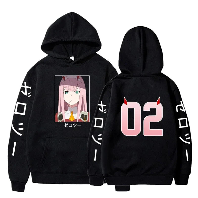 Zero Two Hoodie – Darling In The Franxx, Anime Design - Eden of Clothes