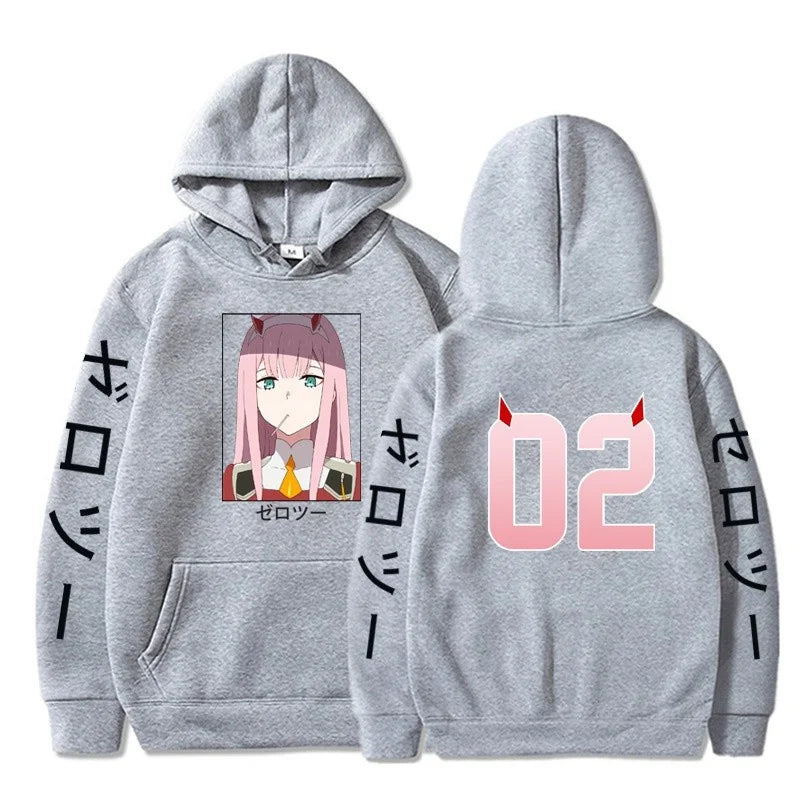 Zero Two Hoodie – Darling In The Franxx, Anime Design - Eden of Clothes
