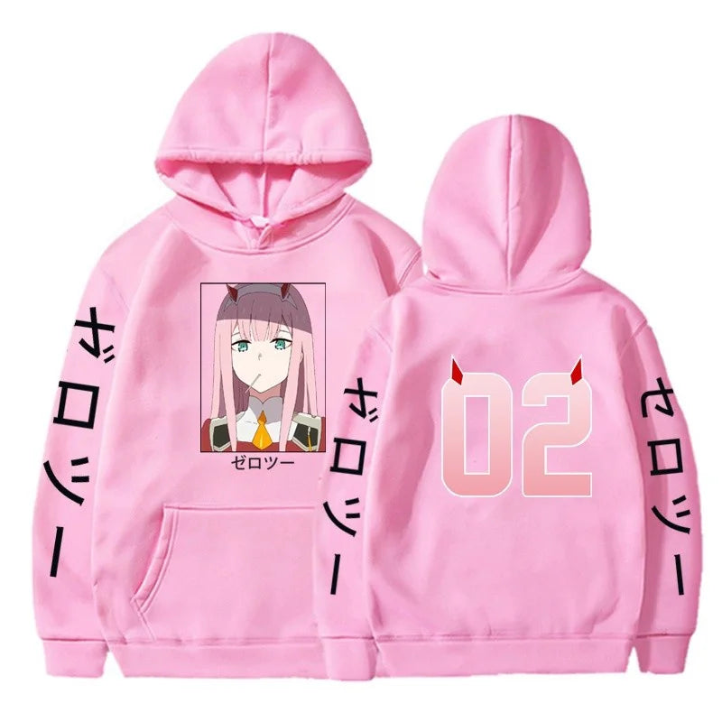 Zero Two Hoodie – Darling In The Franxx, Anime Design - Eden of Clothes