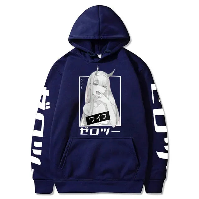 Zero Two Hoodie – Stylish Design, Darling In The Franxx - Eden of Clothes