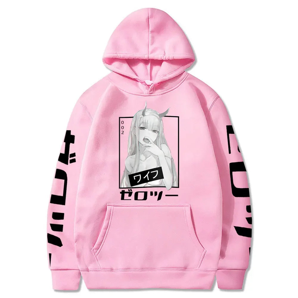 Zero Two Hoodie – Stylish Design, Darling In The Franxx - Eden of Clothes