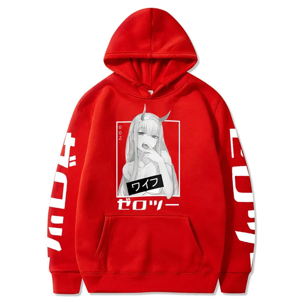 Zero Two Hoodie – Stylish Design, Darling In The Franxx - Eden of Clothes