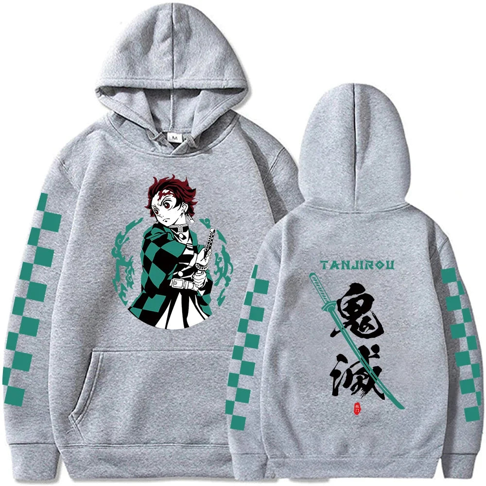 Tanjiro Hoodie – Green Design, Demon Slayer - Eden of Clothes