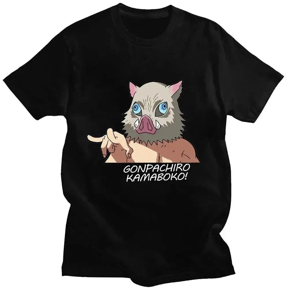 Inosuke T-Shirt – Casual Style, Demon Slayer - Eden of Clothes