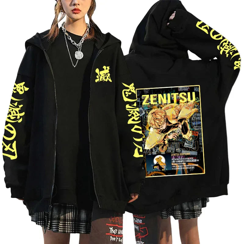 Zipper Jacket – Stylish, Demon Slayer - Eden of Clothes