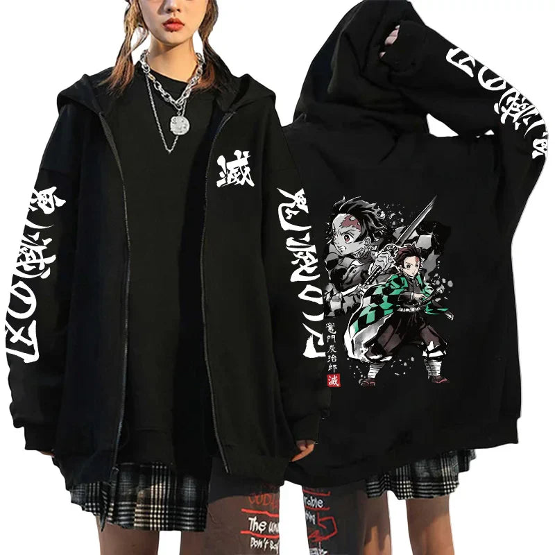 Zipper Jacket – Stylish, Demon Slayer - Eden of Clothes