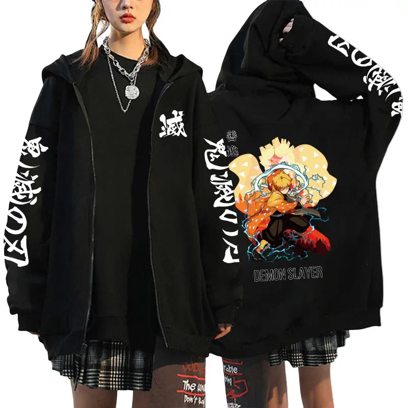 Zipper Jacket – Stylish, Demon Slayer - Eden of Clothes