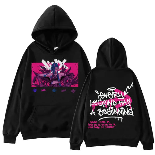 Jinx Hoodie – Harajuku Style, Arcane - Eden of Clothes