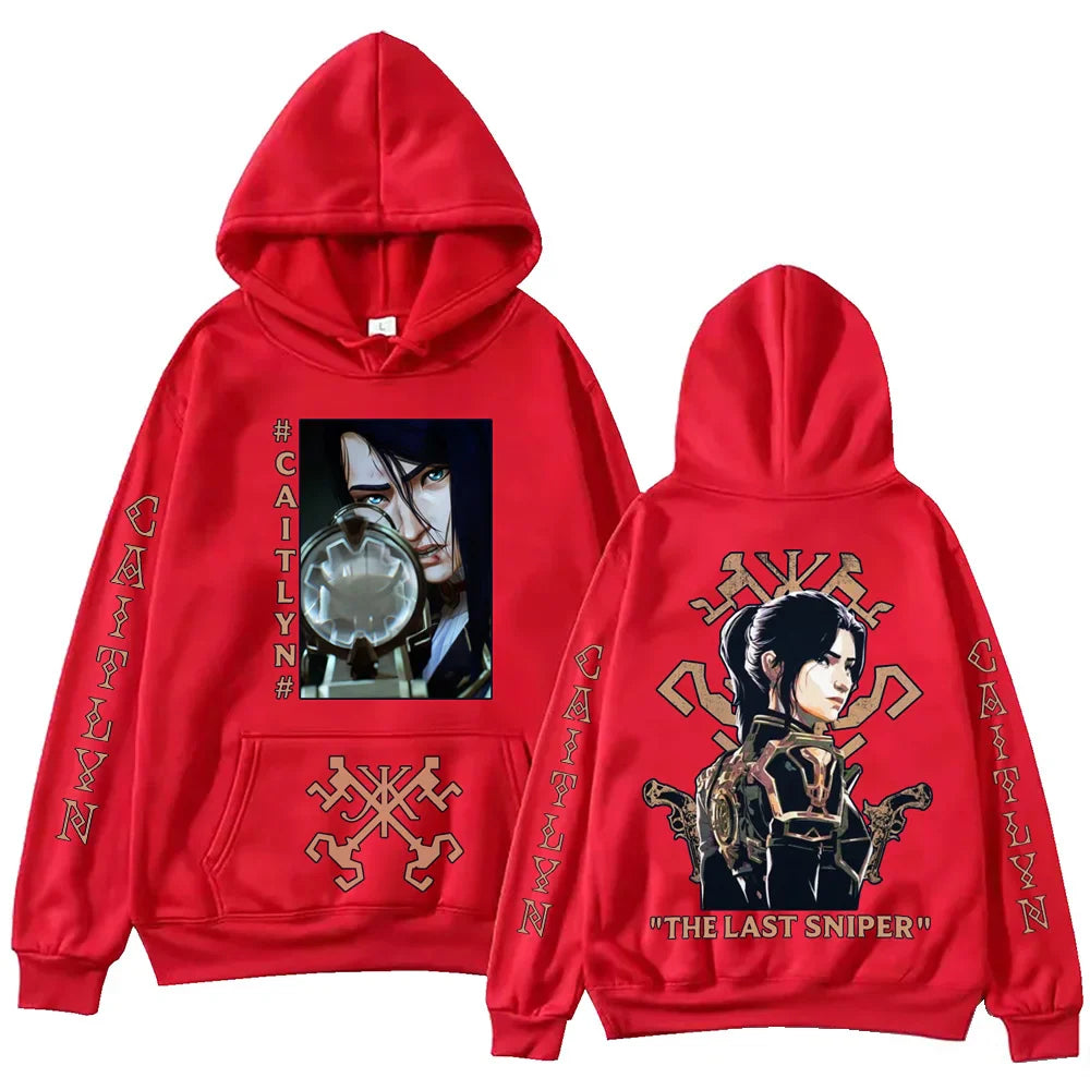 Caitlyn Hip Hop Hoodie – Enforcer Style, Arcane - Eden of Clothes