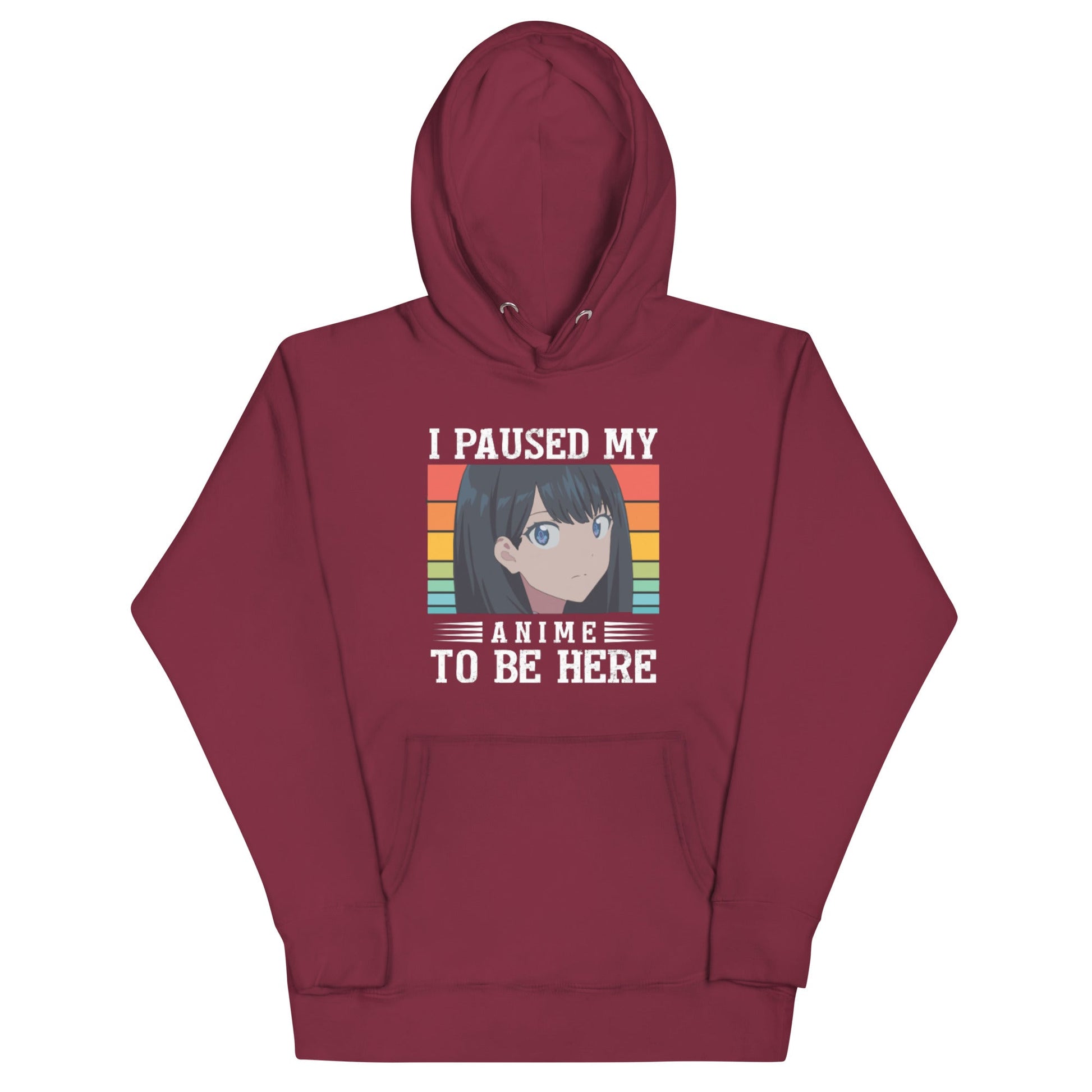 "I Paused My Anime" Hoodie – Perfect for Anime Lovers - Eden of Clothes