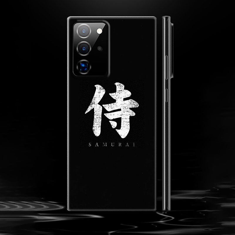 Japanese Samurai Art Phone Case – Black Design for Samsung Galaxy Samsung