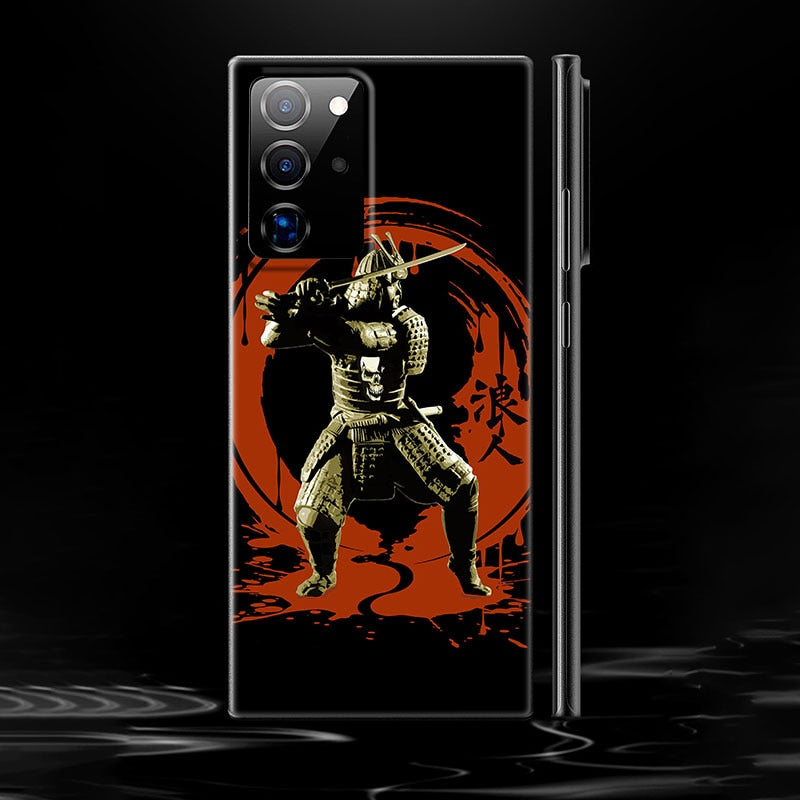 Japanese Samurai Art Phone Case – Black Design for Samsung Galaxy Samsung