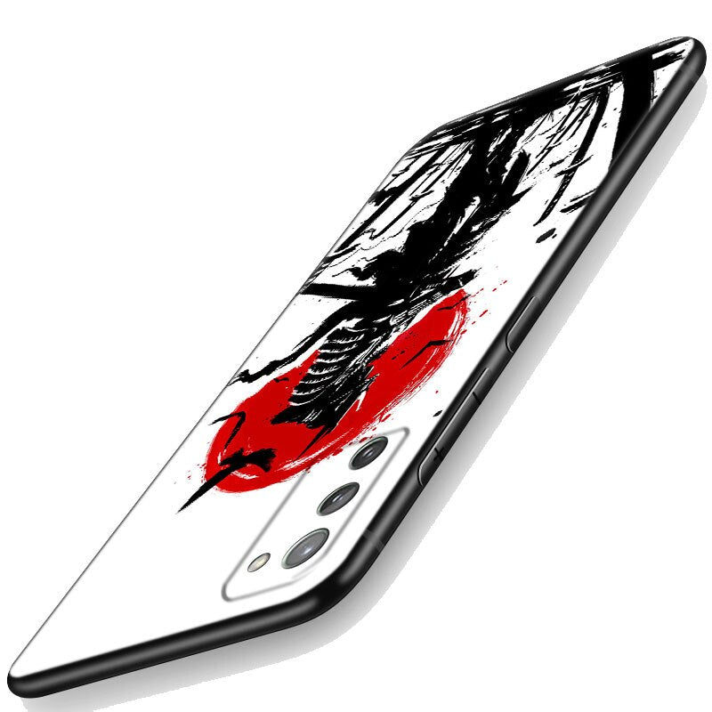 Japanese Samurai Art Phone Case – Black Design for Samsung Galaxy Samsung