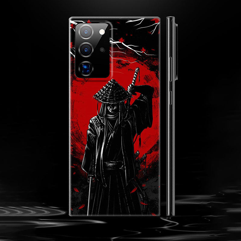 Japanese Samurai Art Phone Case – Black Design for Samsung Galaxy Samsung