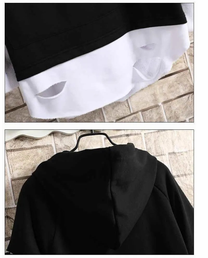 Casual Sweatshirt – Streetwear Y2K, Male - Eden of Clothes