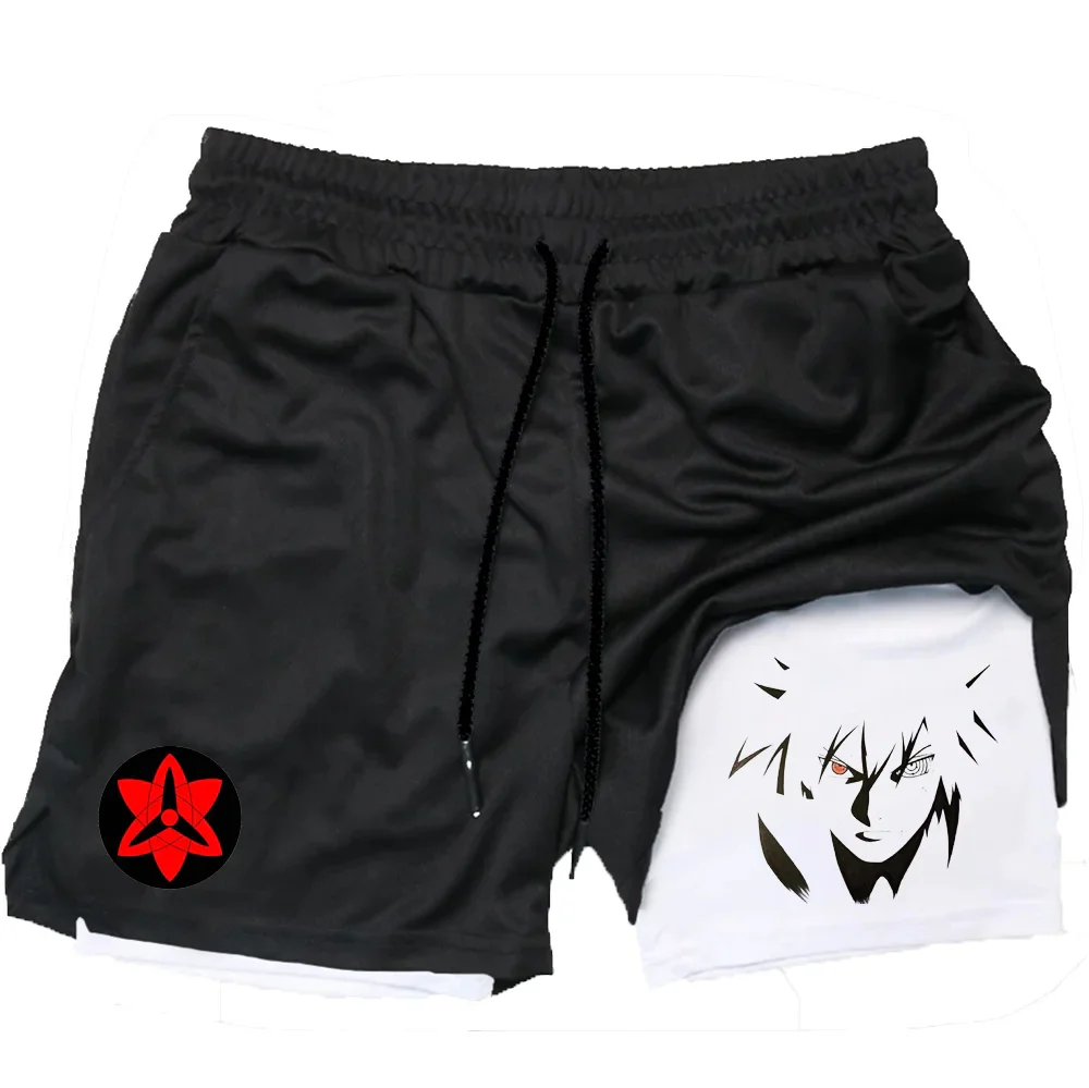 2-in-1 Gym Shorts – Shinobi Style, Naruto - Eden of Clothes