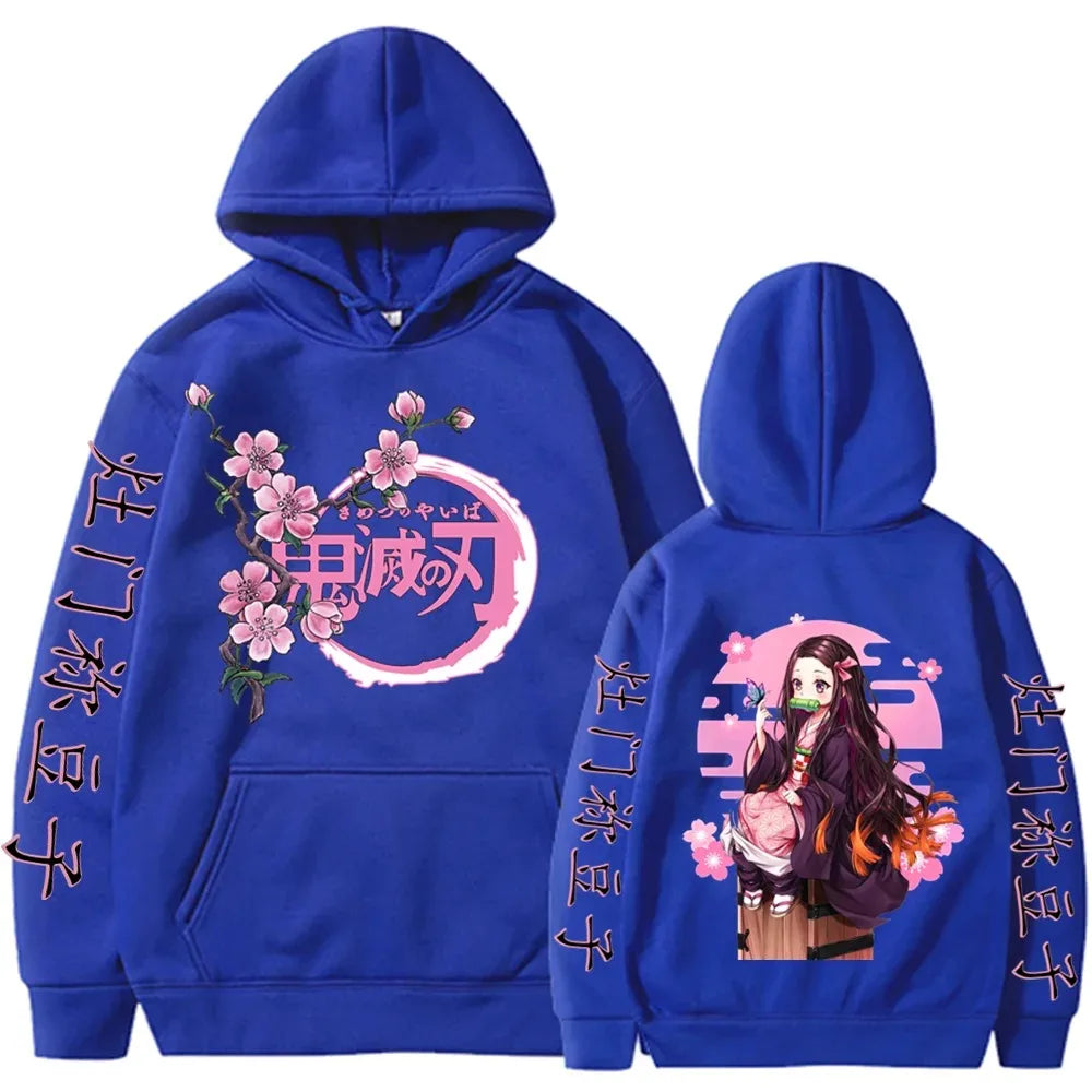 Nezuko Hoodie – Cherry Blossom Design, Demon Slayer - Eden of Clothes