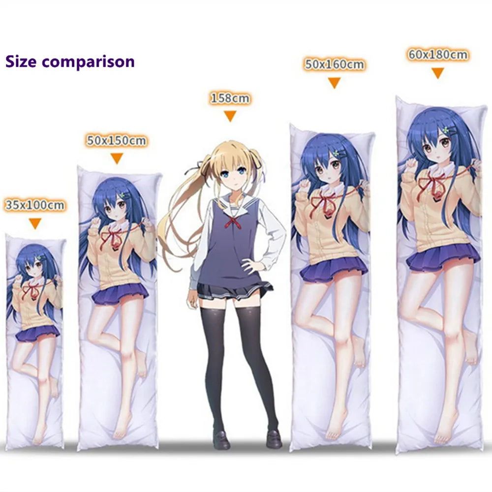 180cm Genshin Impact Character Focalors/Furina de Fontaine Hugging Sleeping Pillowcase Otaku Pechskin Bedding Pillow