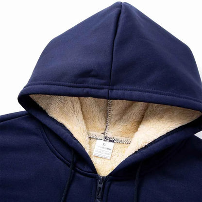 Jujutsu Kaisen Warm Zipper Jacket Gojo Satoru Anime Thicken Hoodie Men Women Lamb Wool Casual Long Sleeve Sweatshirts Streetwear