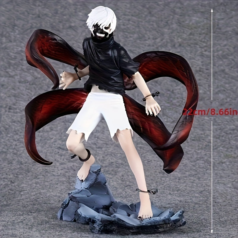 Anime Action Figure with Interchangeable Head and Dynamic Tail Accessory - Premium PVC Collectible Statue Cool Male