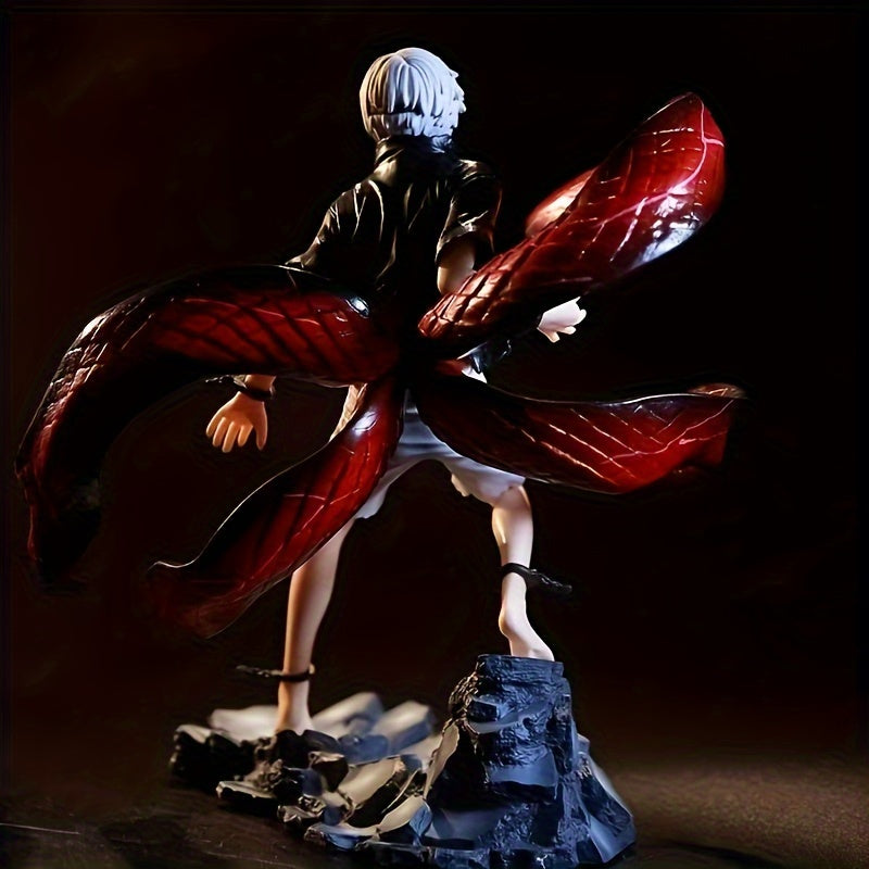 Anime Action Figure with Interchangeable Head and Dynamic Tail Accessory - Premium PVC Collectible Statue Cool Male