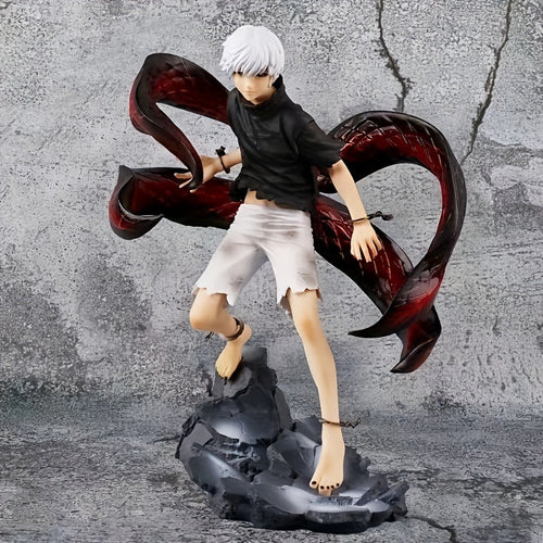 Anime Action Figure with Interchangeable Head and Dynamic Tail Accessory - Premium PVC Collectible Statue Cool Male