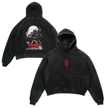 Retro Hoodie -  Berserk, Anime Style Eden of Clothes 