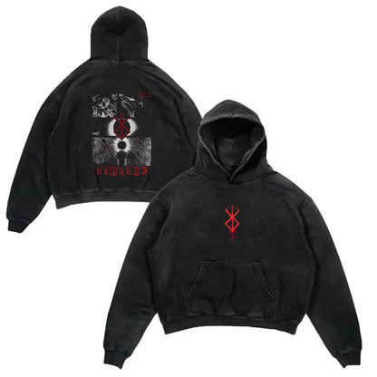 Retro Hoodie -  Berserk, Anime Style Eden of Clothes 