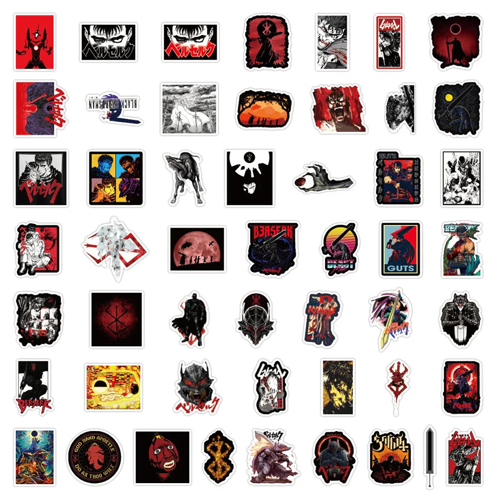 Anime Berserk stickers | Many pieces - Accessory