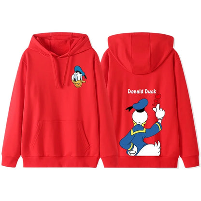 Mickey Mouse & Donald Duck Hoodie – Cartoon Design, Disney - Eden of Clothes