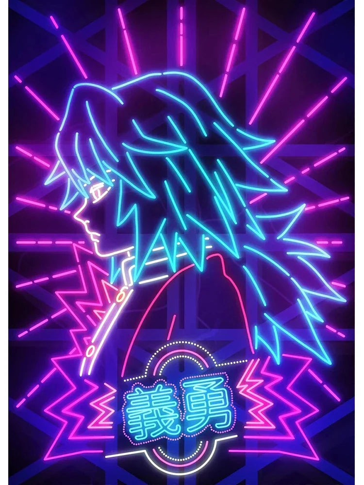 Neon Poster – Unique, Cartoon Anime Style Eden of Clothes 