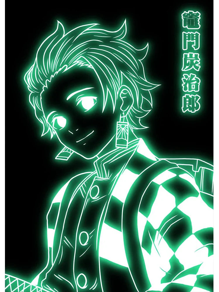 Neon Poster – Unique, Cartoon Anime Style Eden of Clothes 