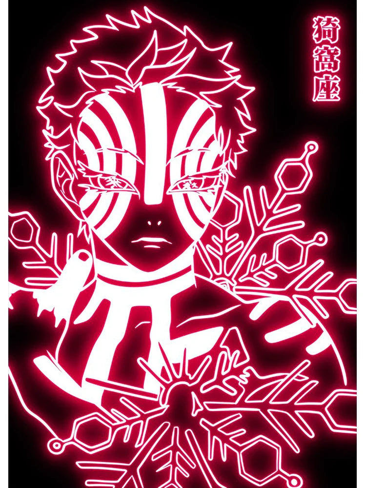 Neon Poster – Unique, Cartoon Anime Style Eden of Clothes 