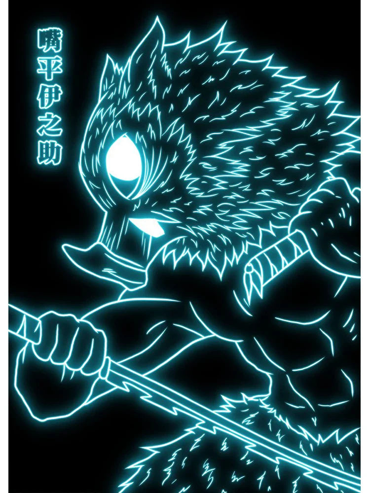 Neon Poster – Unique, Cartoon Anime Style Eden of Clothes 