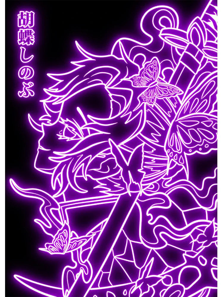 Neon Poster – Unique, Cartoon Anime Style Eden of Clothes 
